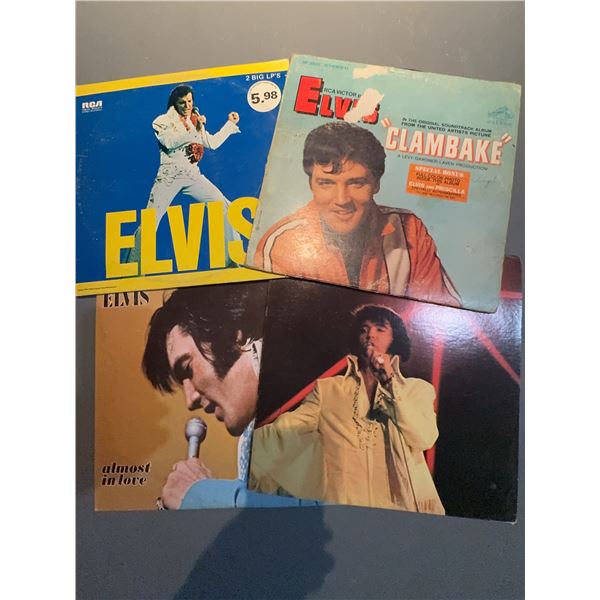Elvis Presley Vinyl Record Album Group