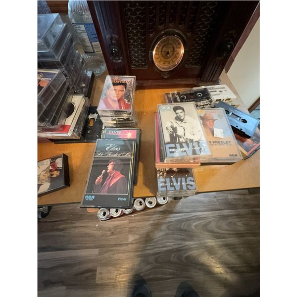 GE Classic RadioPlayer With Elvis Cassettes