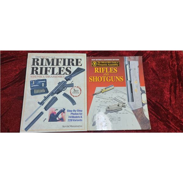 THE OFFICIAL NRA GUIDE TO FIREARMS ASSEMBLY - RIFLES AND SHOTGUNS, GUN DIGEST BOOK OF RIMFIRE RIFLES