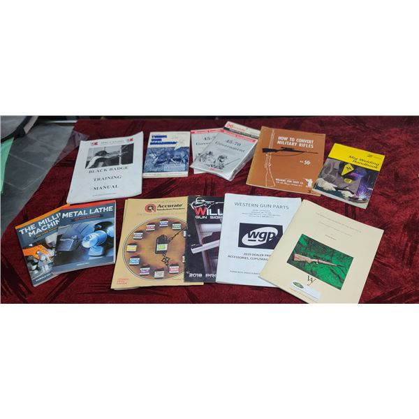 MISCELANEOUS MANNUAL/BOOKS INCLUDING; IPSC TRAINING MANNUAL, HOW TO CONVERT MILITARY RIFLES