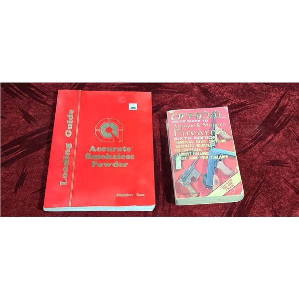 ACCURATE SMOKELESS POWDER, LOADING GUIDE NUMBER ONE AND 6TH EDITION PRICE GUIDE
