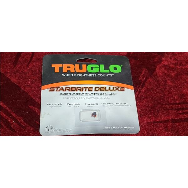TRUGLO STAR BRIGHT DLUXE FIBRE OPTIC SHOTGUN SIGHT 3-56