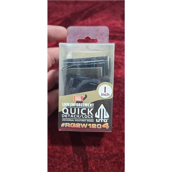 UTG 1" LAW ENFORCEMENT DEATH LOCK UNIVERSAL PICATINY RINGS