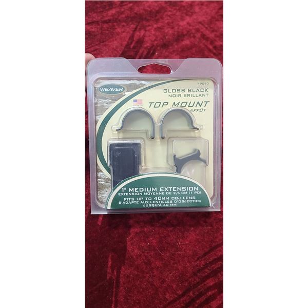 WEAVER TOP MOUNT 1" MEDIUM EXTENSION FITS 40MM