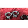 Image 3 : THREE SETS OF RINGS INCLUDING SEE THRU RINGS