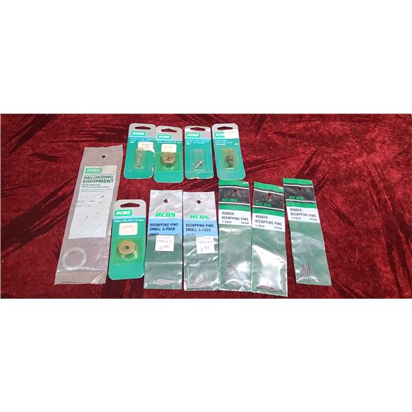 LOT OF RCBS RELOADING PARTS PLEASE SEE IMAGES