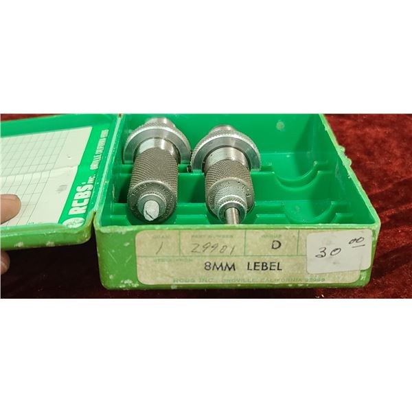 RCBS 8MM LEBEL FL DIE AND SEAT