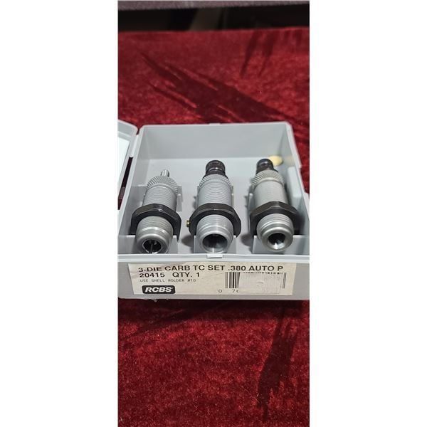 RCBS THREE DIE TC SET .380 AUTO P