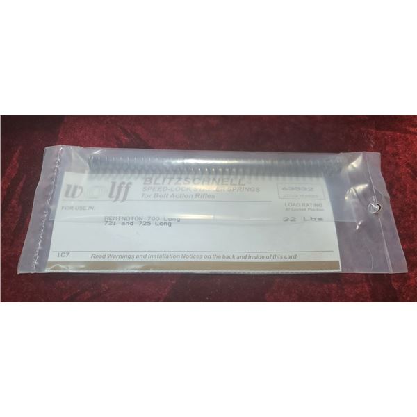 BLITZSCHNELL SPEEDLOCK STRIKER SPRINGS FOR REMINGTON 700 LONG 721 AND 725 LONG 32 POUND LOAD RATING