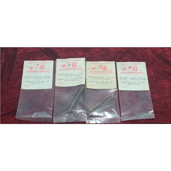 FOUR SPRINGS WERE RUGER GP 100 SERIES REVOLVERS