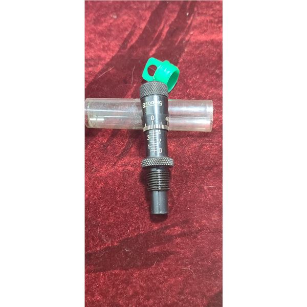 REDDING BULLET SEATER GAGE