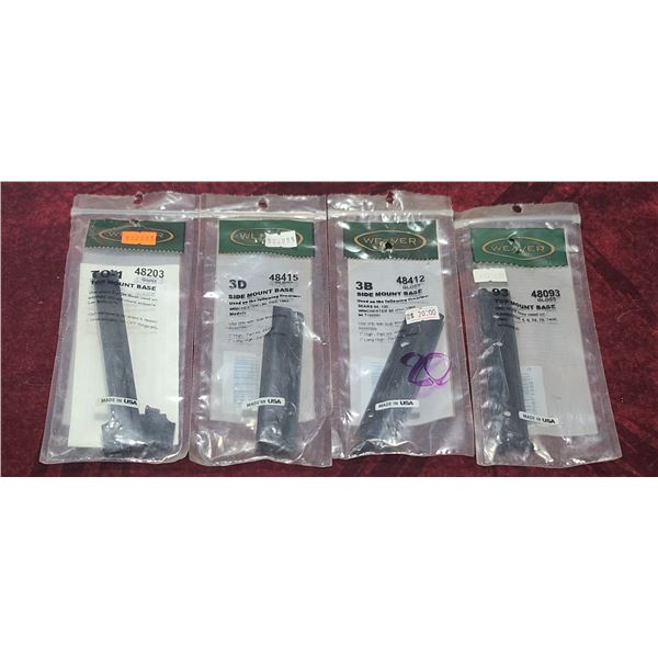 WEAVER MOUNT BASES MODEL NUMBER 48203, 48415, 481, 412 ,48093