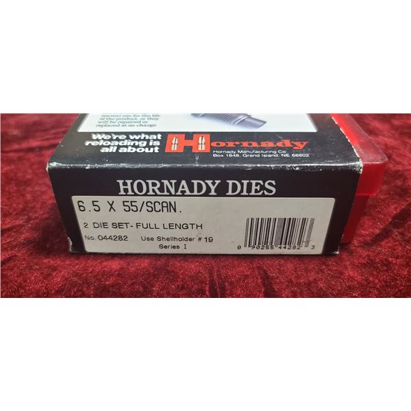 HORNADY 6.5 X 55 TWO DIE SET FULL LENGTH