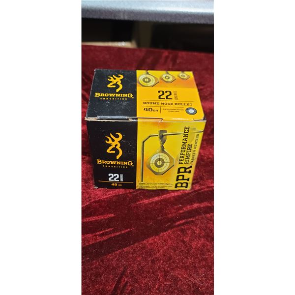 400 BROWNING 22 LONG RIFLE ROUND NOSE 40GR