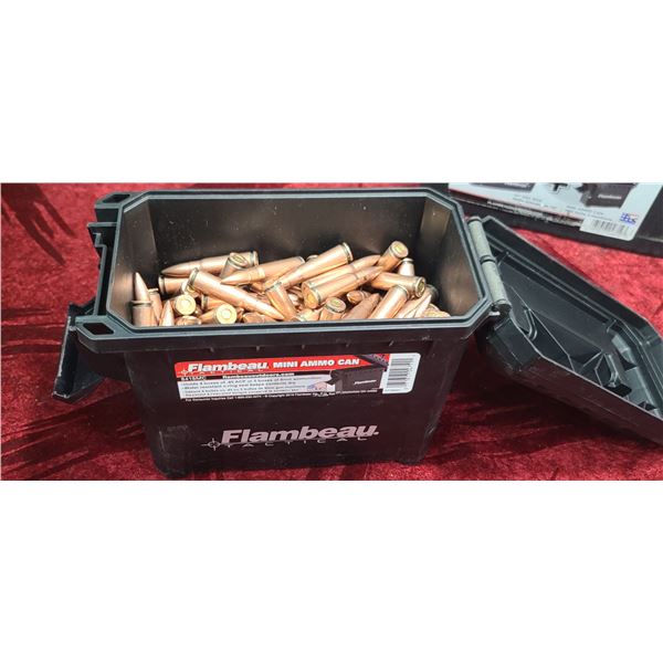 QUANTITY 190 7.62 X 39 (CHINESE) COMES WITH FLAMBEAU MINI AMMO CAN