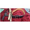 Image 1 : RCMP BELT AND BUCKLE AND TWO SLINGS