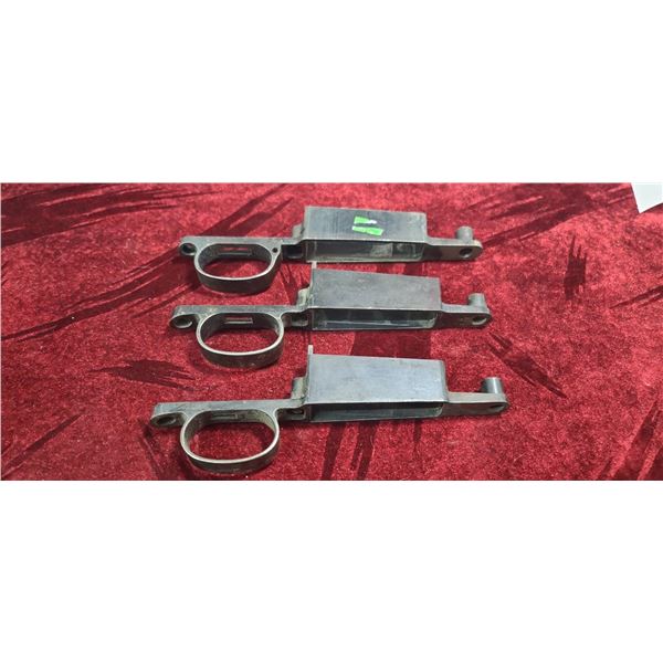 THREE MAUSER 98 TRIGGER GUARDS
