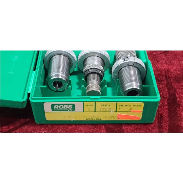 RCBS - COMPLETE THREE DIE SET .38-.357MAG