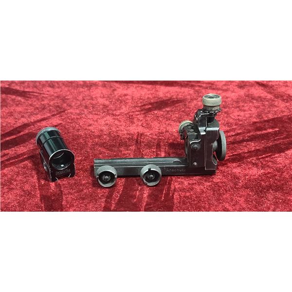 ANSCHUTZ TARGET PEEP SIGHT 3/8/11MM DOVETAIL QUICK RELEASE AND FRONT
