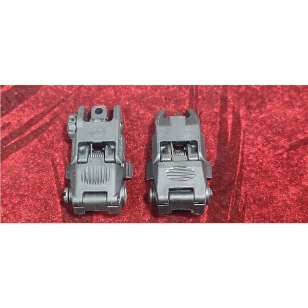 FLIP UP FRONT AND REAR SIGHTS
