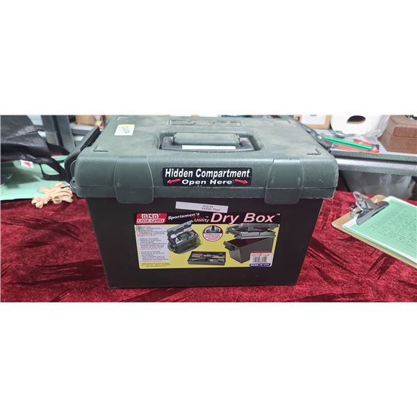 CASE-GARD LARGE AMMO/DRY BOX WITH "HIDDEN COMPARTMENT"