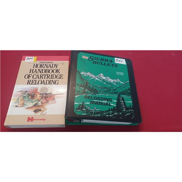 HORNADY VOL 1 AND SIERRA SECOND EDITION LOADING BOOKS