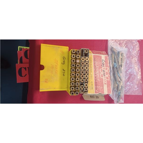 50 ROUNDS OF 270 WIN  BRASS