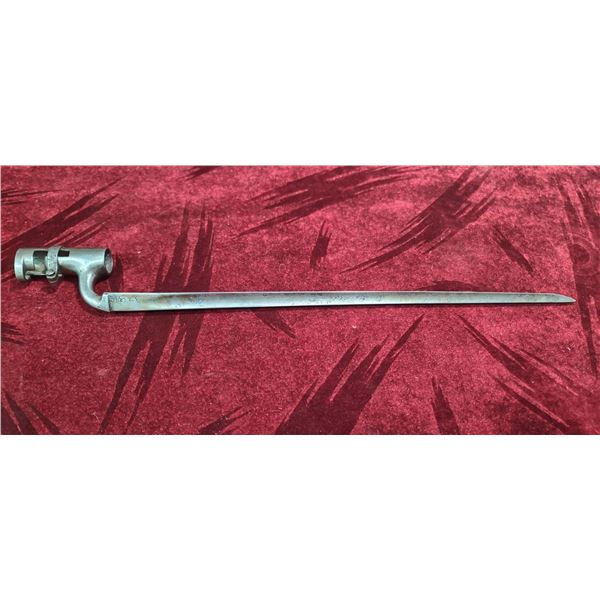 BRITISH PATTERN 1853 SOCKET BAYONET DESIGNED FOR THE ENFIELD RIFLE MUSKET.MARKINGS ON THE RICASSO CO