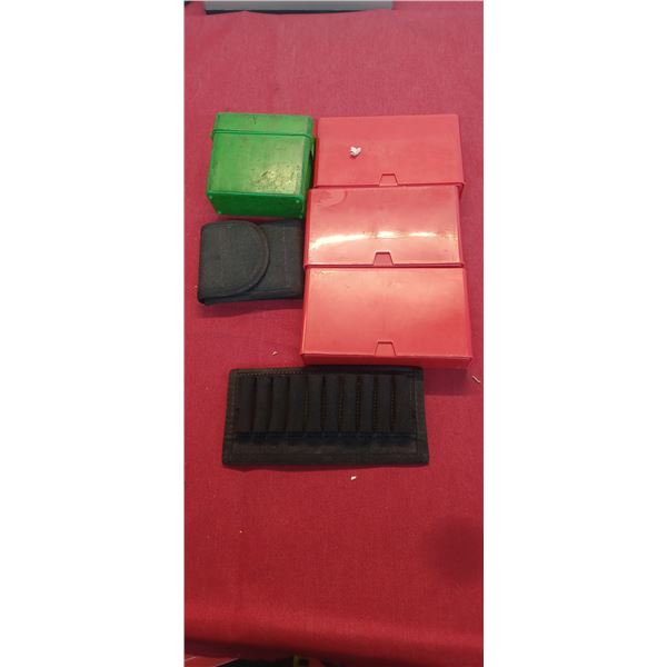 6 PC OF ASSORTED SHELL CARRYING CASES