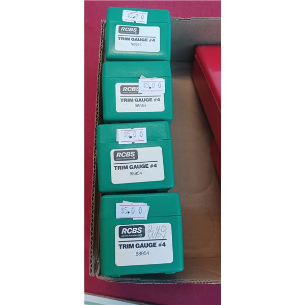 4 RCBS TRIM GAUGES  # 4