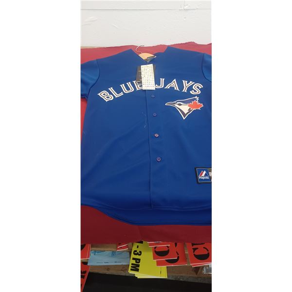 TORONTO BLUE JAYS BLUE OFFICIAL  JERSEY  REYES #7 MEDIUM