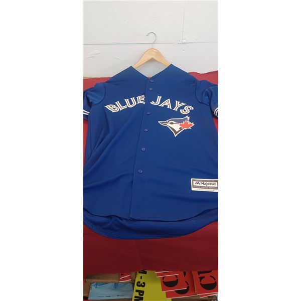 TORONTO BLUE JAYS BLUE OFFICIAL  JERSEY ENCARNAC #10 L