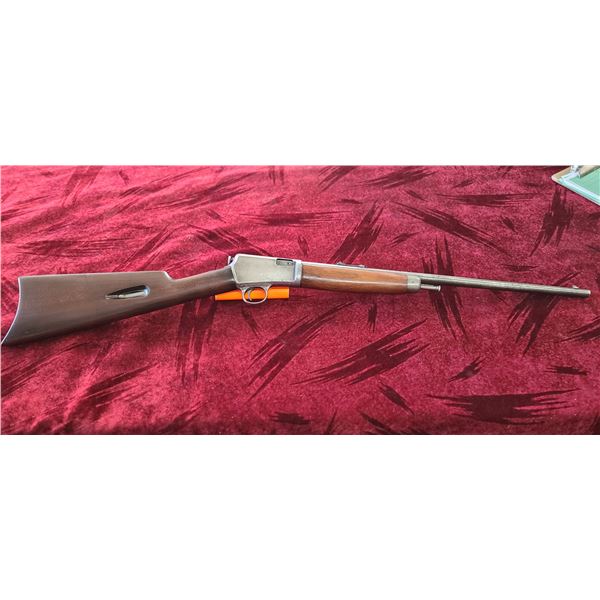 WINCHESTER MODEL 1903 .22 AUTOMATIC SEMI AUTO - TAKEDOWN - TUBE FED THROUGH STOCK. SERIAL NUMBER: 85