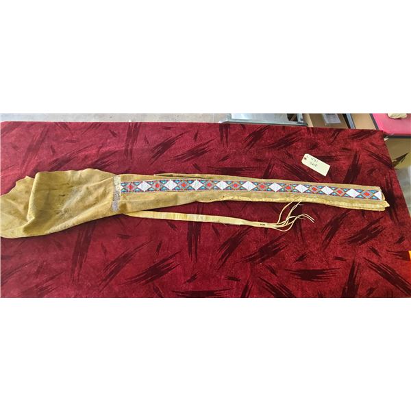 BEADED DEER RIFLE BAG - 46" LONG