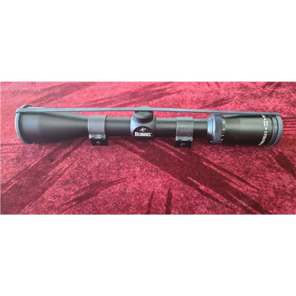 BURRIS 3X -9X FULL FIELD II SCOPE COMES WITH RINGS