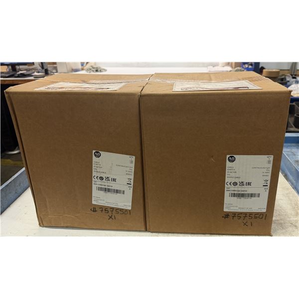 (2) Allen Bradley #2090-CSBM1DE-14AF25 Cables