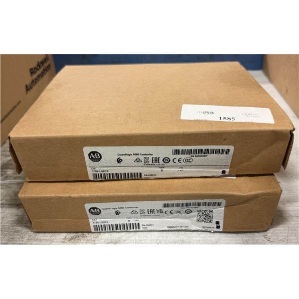 (2) Allen Bradley #1756-L82ES Giard Logix 5580 Controllers