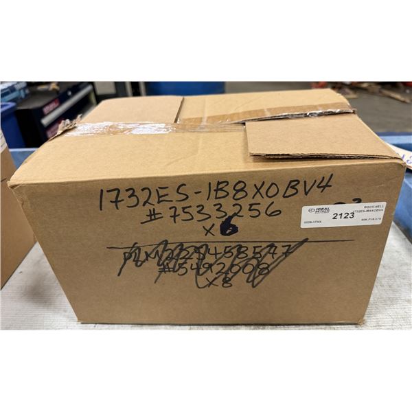 (6) Allen Bradley #1732ES-IB8X0BVA Armor Block Guard I/O Input/Output Modules