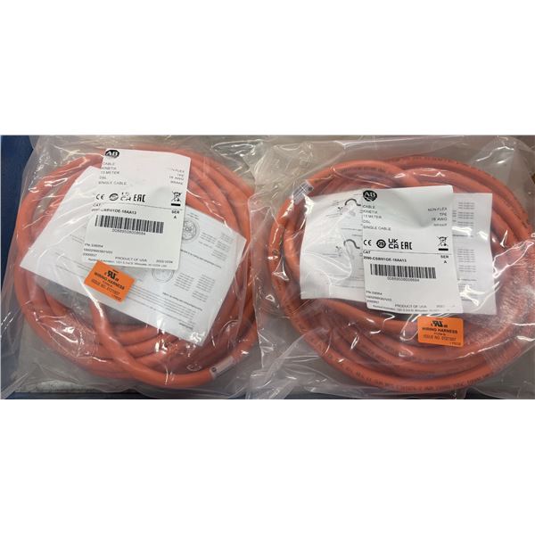 (2) Allen Bradley #2090-CSBM1DE-18AA13 Single Cables