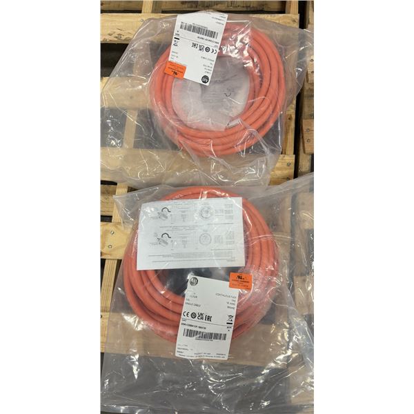 (2) Allen Bradley #2090-CSBM1FE-18AF20 Single Cables 20 Meter