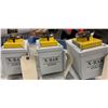 Image 4 : (3) Allen Bradley #800P-F2CAV Palm Operated Cycle Starts w/E-Stop ECS-4142