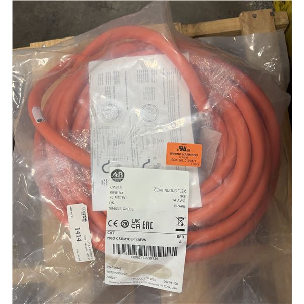 Allen Bradley #2090-CSBM1DE-14AF25 25 Meter Single Cable