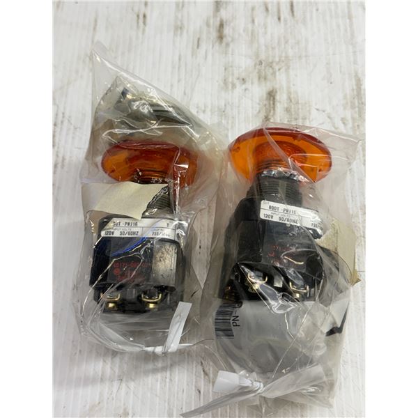 (2) Allen-Bradley #800T-PMJ16