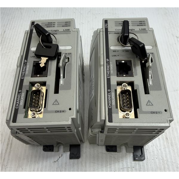 (2) Allen-Bradley #1769-L32E Logix 5332E Processor Unit