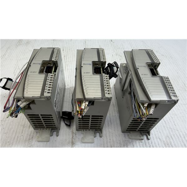 (3) Allen-Bradley #1762-IQ16 SER. A, REV. A