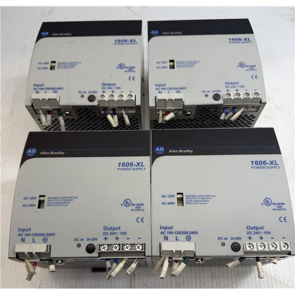 (4) Allen-Bradley #1606-XL240E Power Supplies