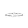 Image 1 : 7 CTTW Multi-Shape Fancy Lab Grown Diamond Bracelet, 14K White Gold