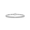 Image 1 : 5 CTTW Lightweight Lab Grown Diamond Tennis Bracelet in 14K White Gold