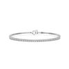 Image 1 : 2 CTTW Lab Grown Diamond Tennis Bracelet in Platinum