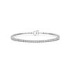 Image 1 : 3 CTTW Lab Grown Diamond Tennis Bracelet in Platinum